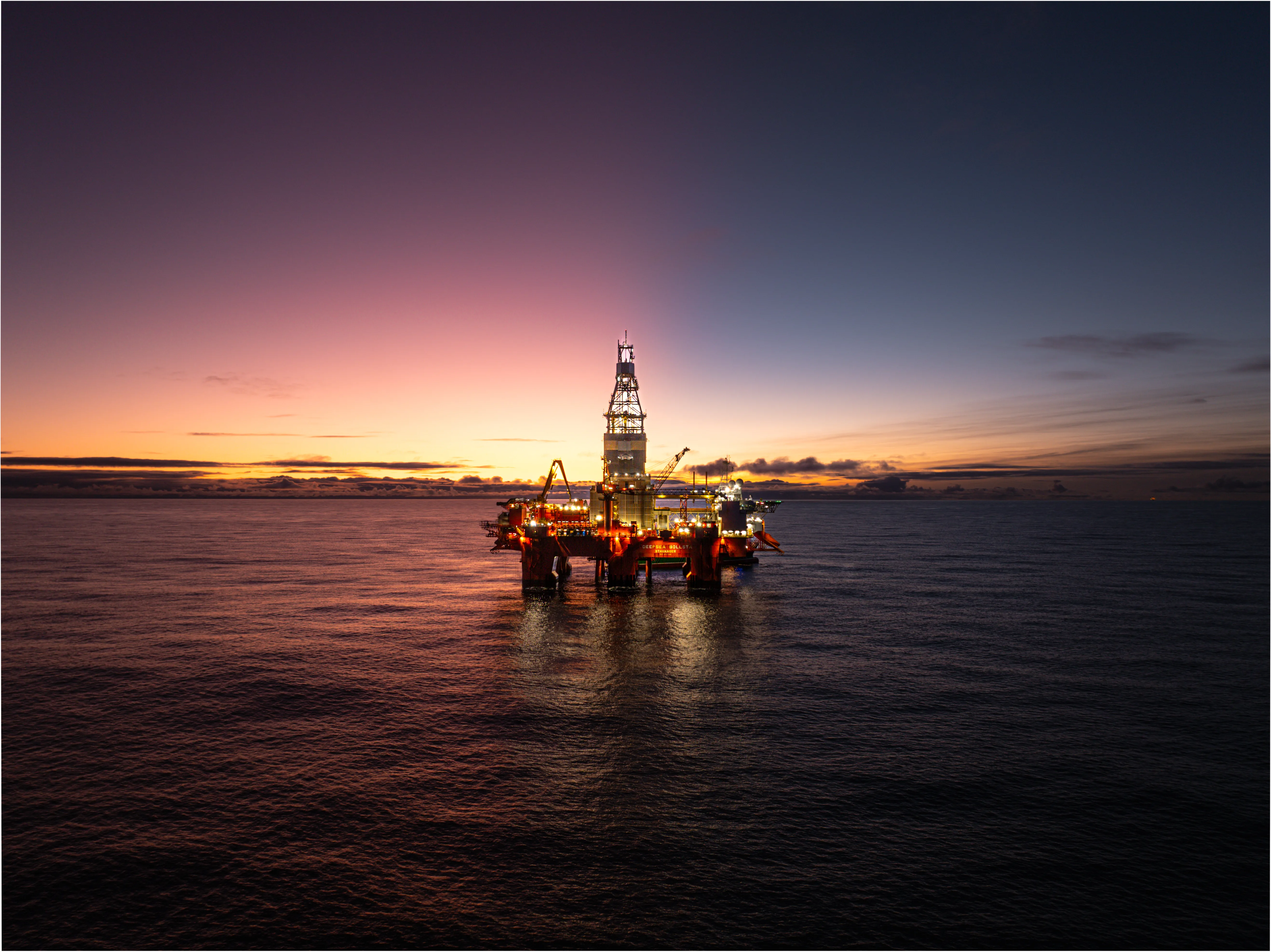 Deepsea Bergen aerial inspection view