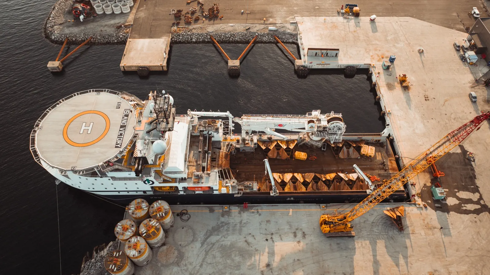 Aerial drone photography, Mongstad industrial site, Norway